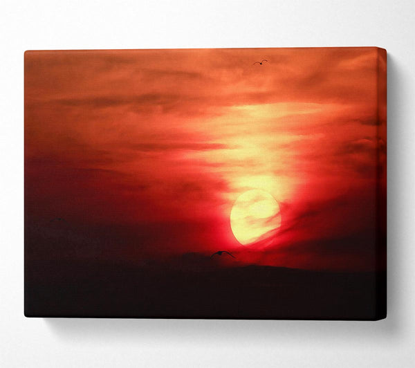  A Canvas Print of Journey To The Sun Canvas Art