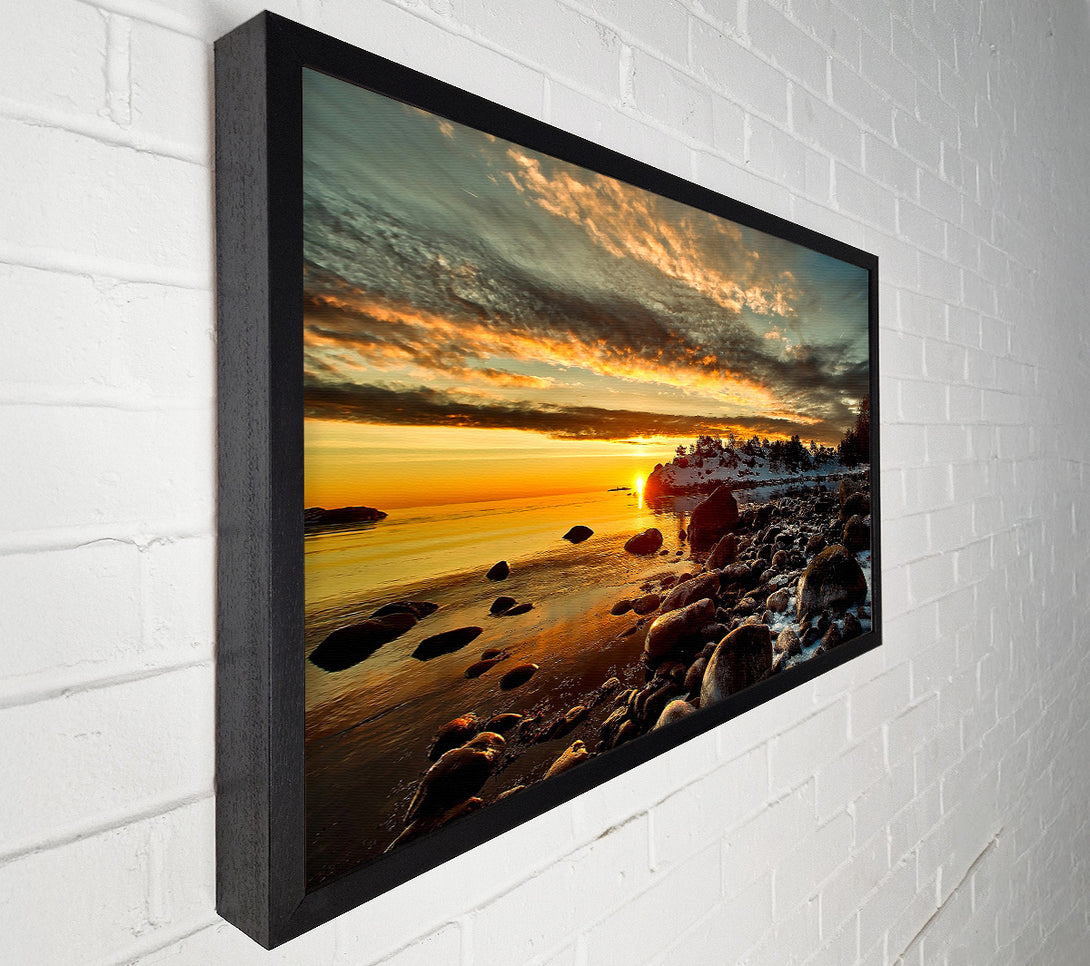  A Canvas Print of Winter Sunshine Canvas Print