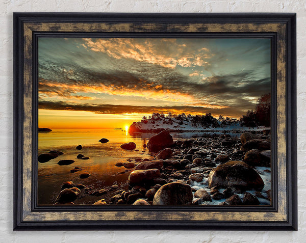 Winter Sunshine Framed Print