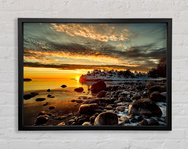 Winter Sunshine Framed Print