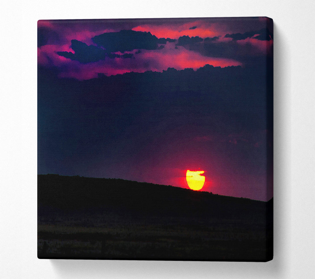  A Canvas Print of Sunrise Morning Canvas Art