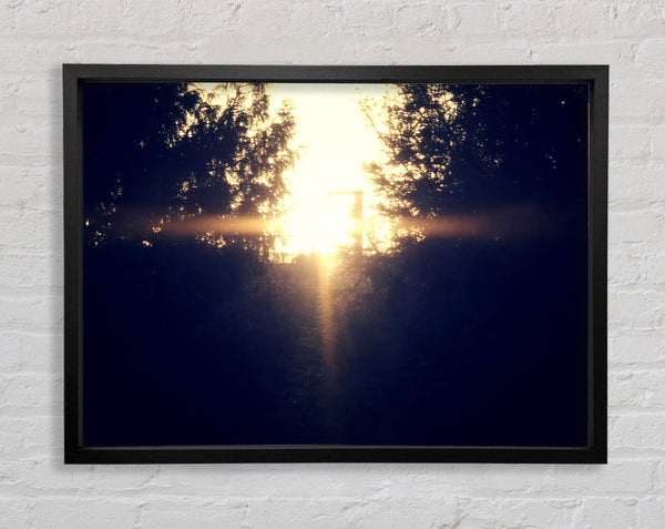 Sun Blaze Framed Print
