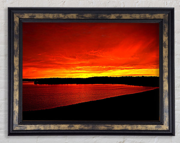 Rouge Framed Print