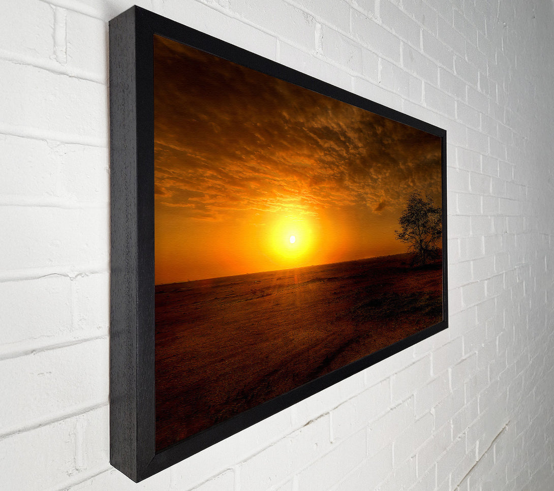  A Canvas Print of Sunset Ocean Beauty Canvas Print