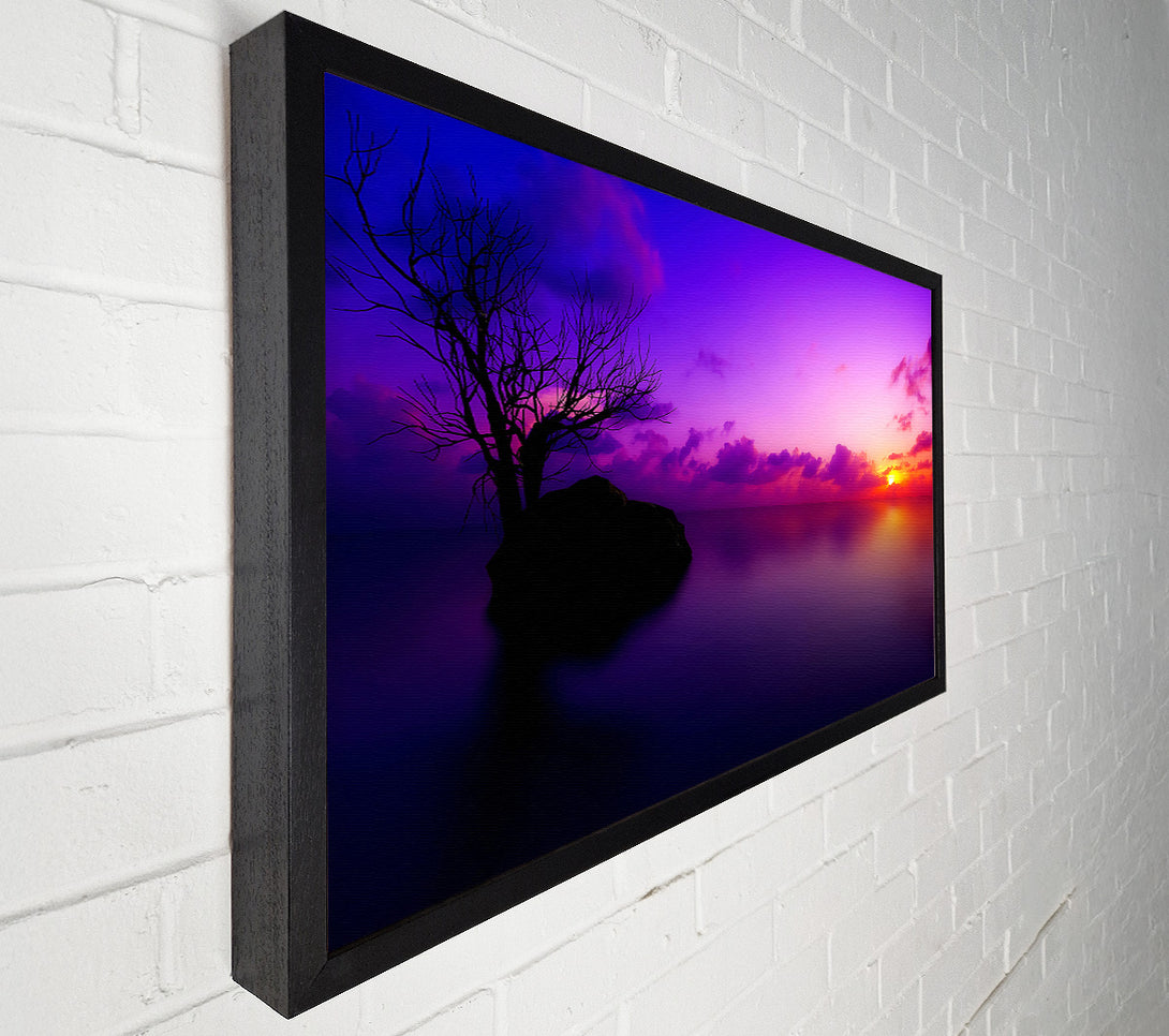  A Canvas Print of Sun Set Maldives Canvas Print