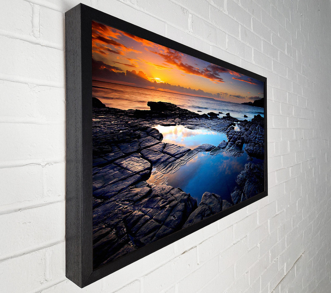  A Canvas Print of Rockpool Uk Canvas Art
