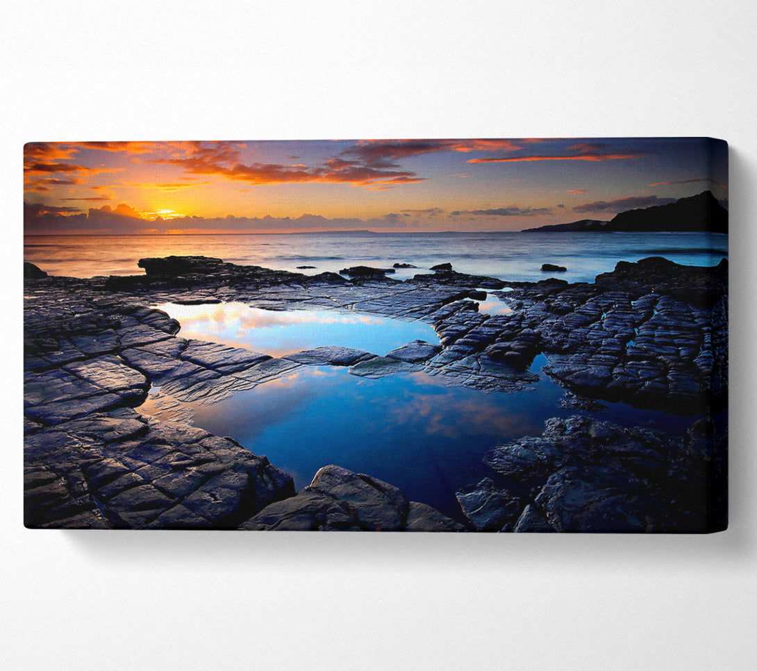  A Canvas Print of Rockpool Uk Canvas Art