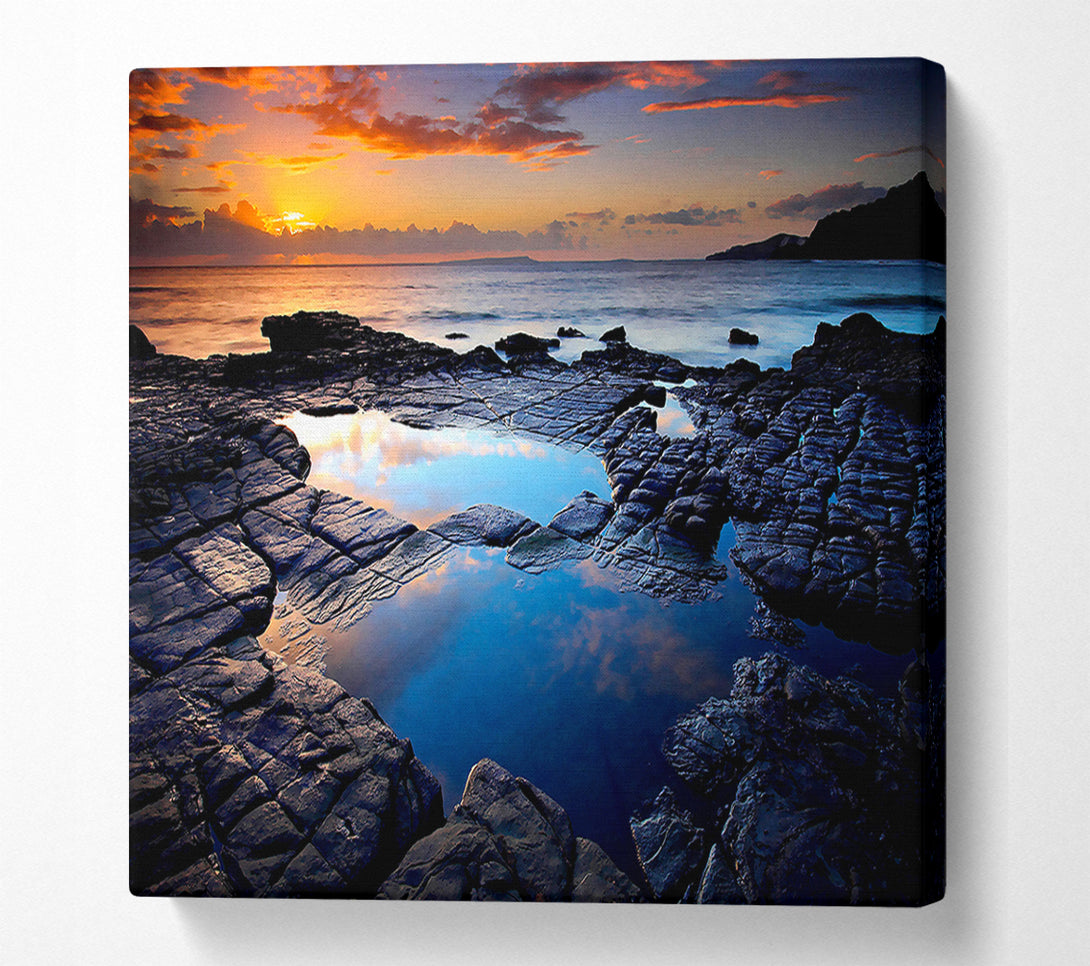 A Canvas Print of Rockpool Uk Canvas Art
