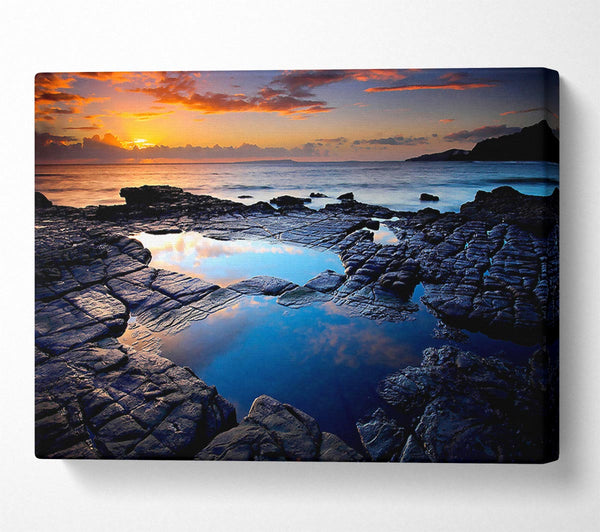  A Canvas Print of Rockpool Uk Canvas Art