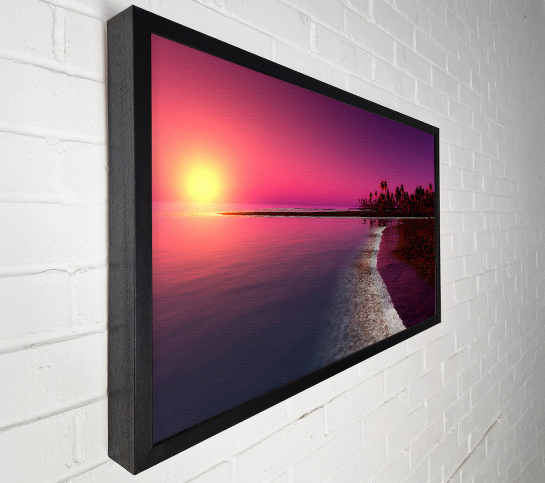  A Canvas Print of Twilight Sunset Canvas Art