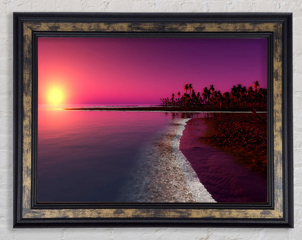 Twilight Sunset Framed Print