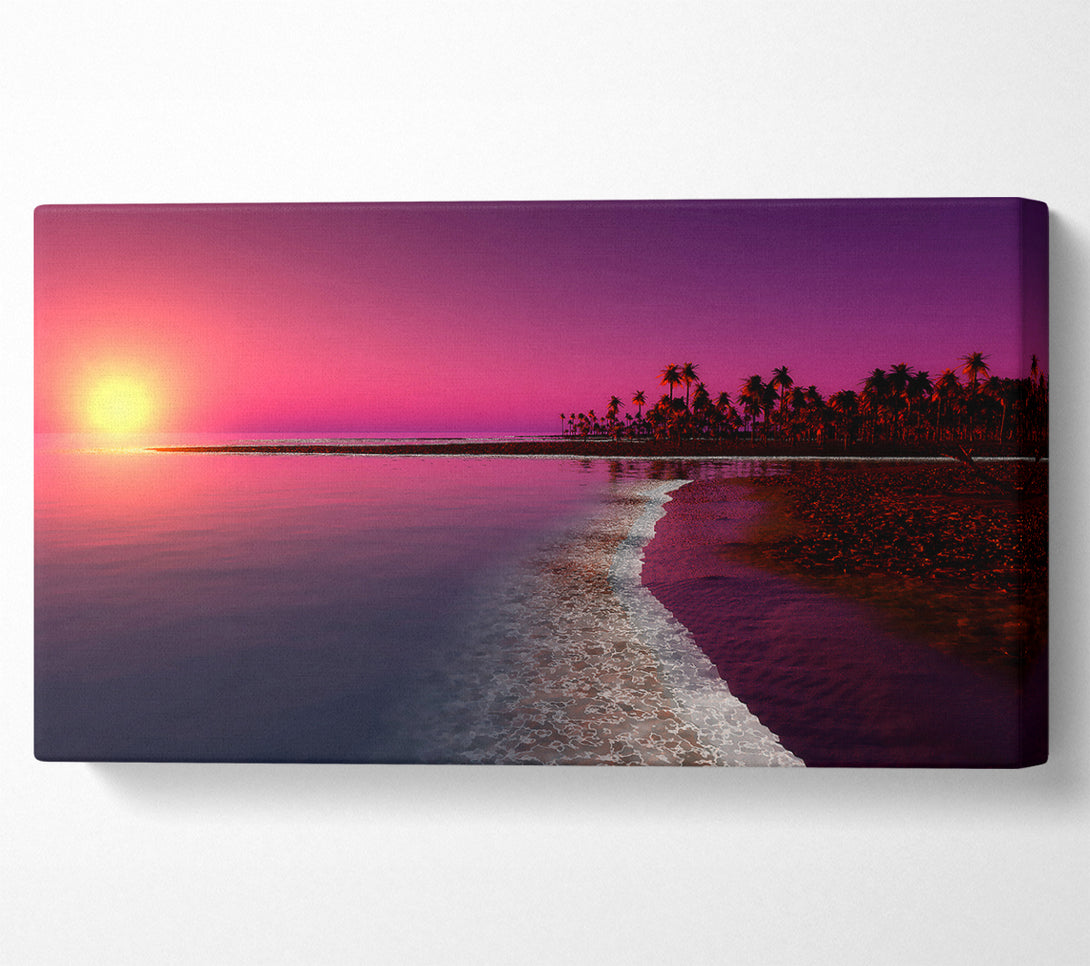  A Canvas Print of Twilight Sunset Canvas Art