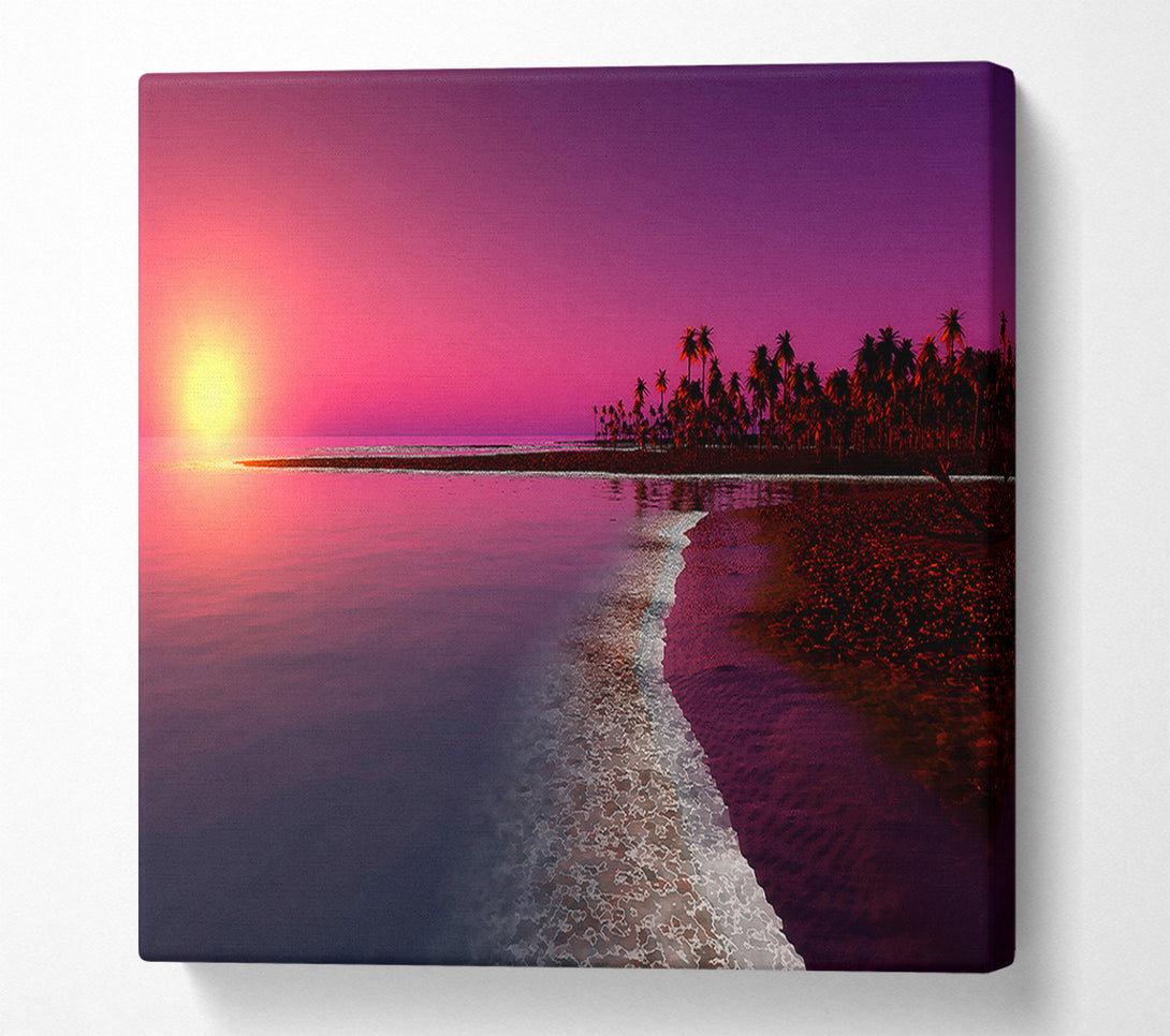  A Canvas Print of Twilight Sunset Canvas Art