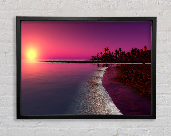 Twilight Sunset Framed Print
