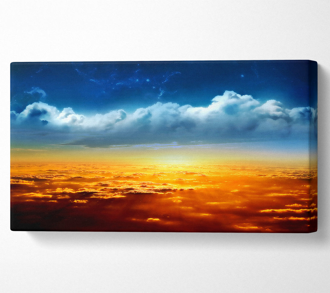  A Canvas Print of On The Clouds Canvas Wall Art