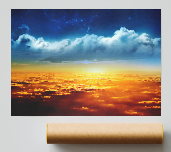 On The Clouds Print