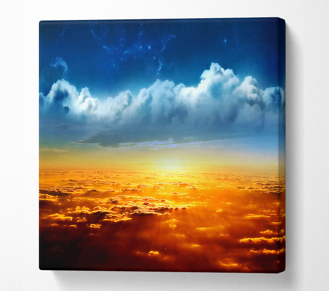  A Canvas Print of On The Clouds Canvas Wall Art