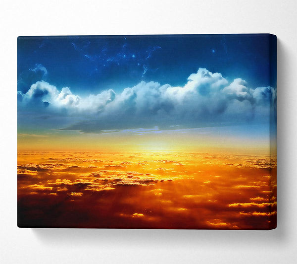  A Canvas Print of On The Clouds Canvas Wall Art