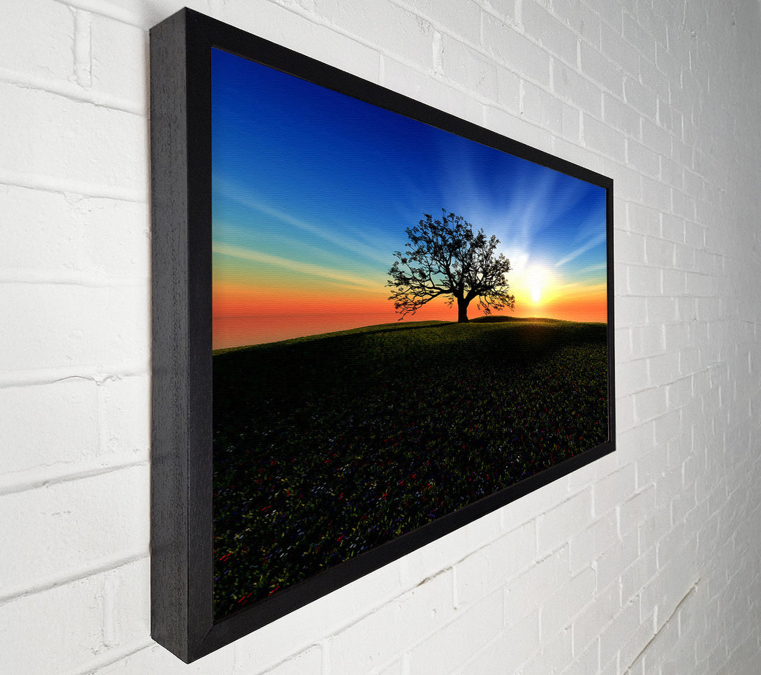  A Canvas Print of Sunset Hill Canvas Wall Art