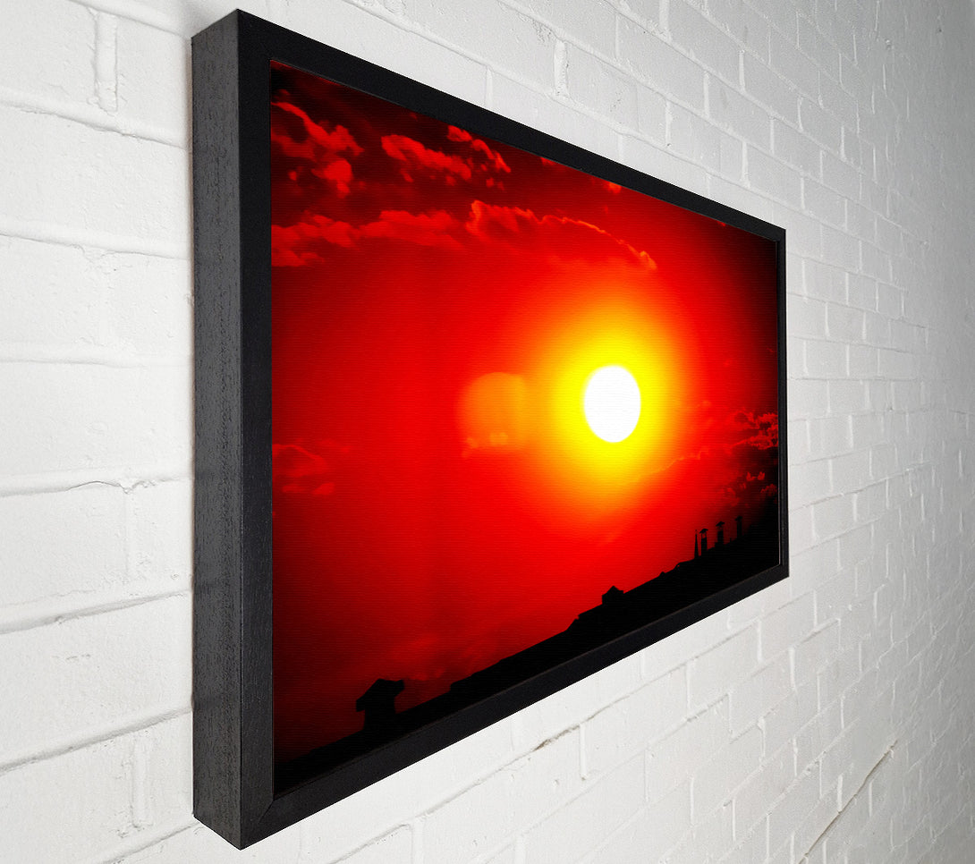  A Canvas Print of The Energy Of The Red Sun Canvas Art
