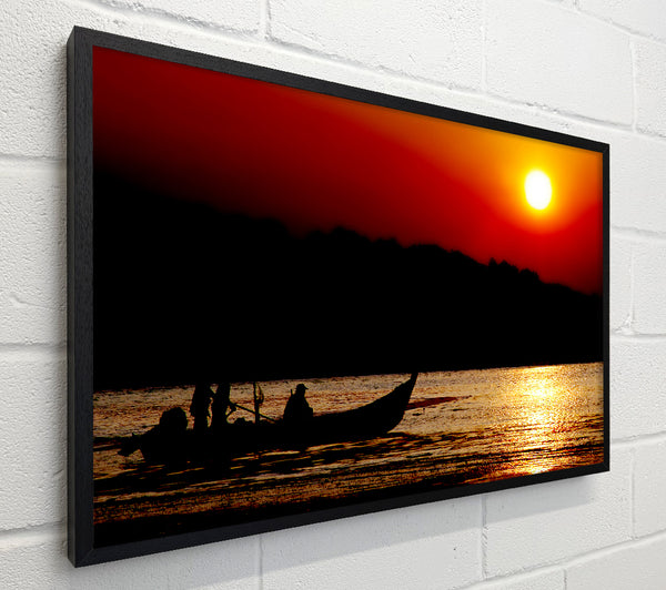 Fishing Under The Ocean Sun