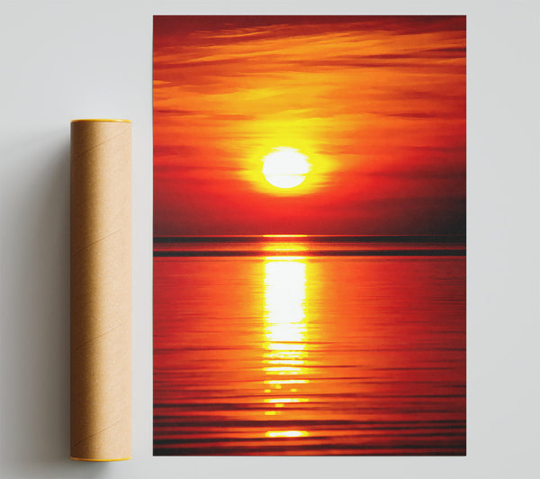 Reflections Of The Golden Sun Poster