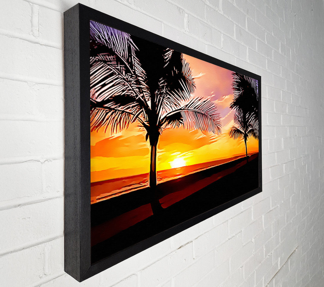  A Canvas Print of Painting Paradise Canvas Print