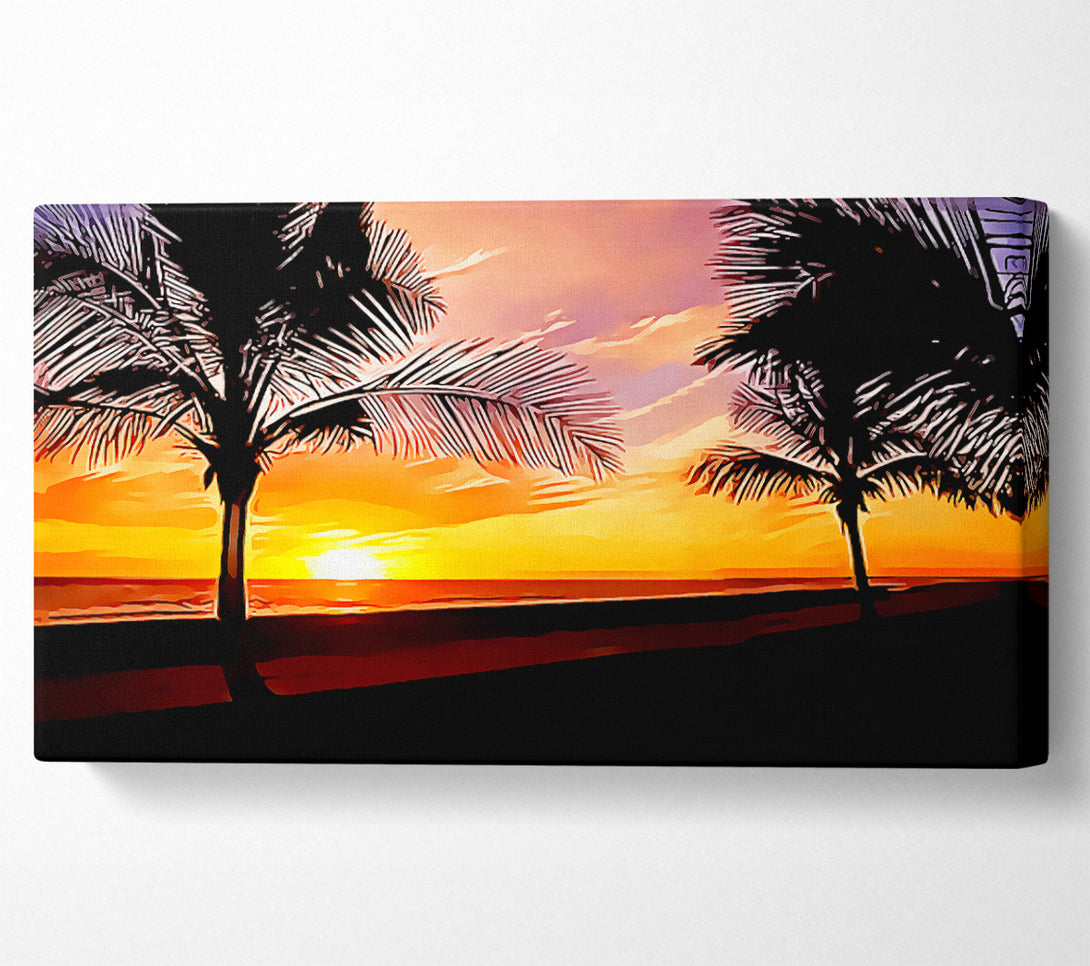  A Canvas Print of Painting Paradise Canvas Print