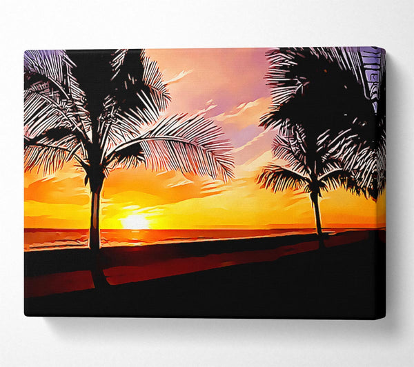  A Canvas Print of Painting Paradise Canvas Print