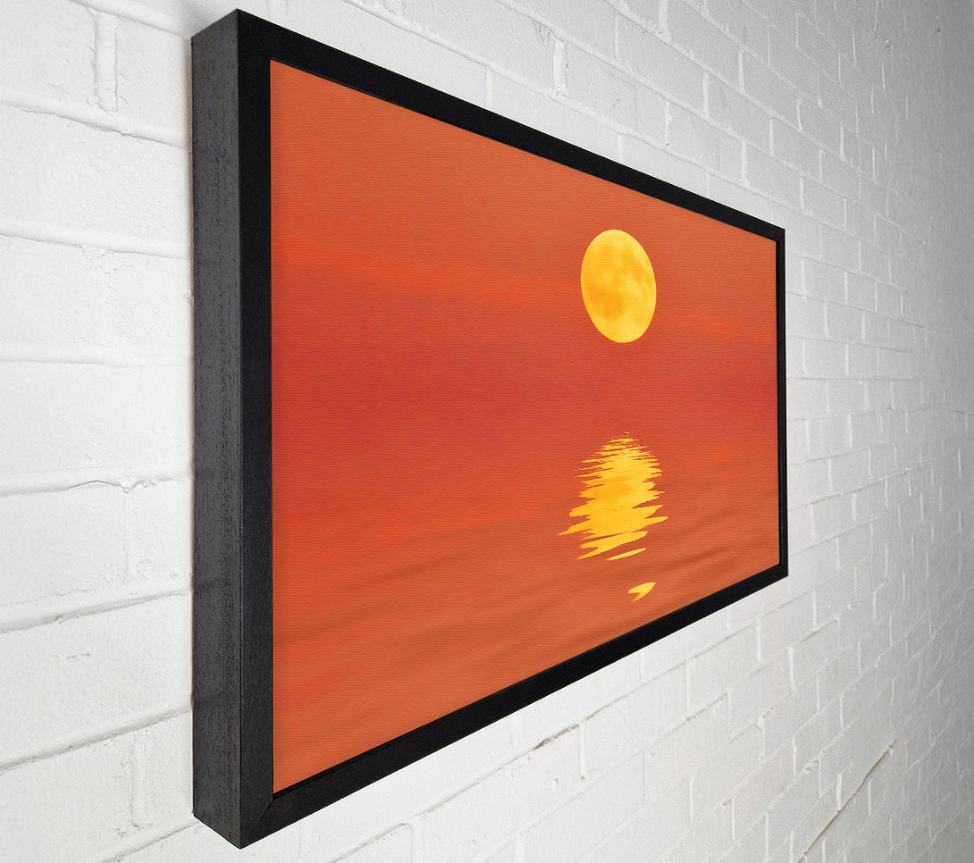  A Canvas Print of Surreal Sun Reflections Canvas Wall Art
