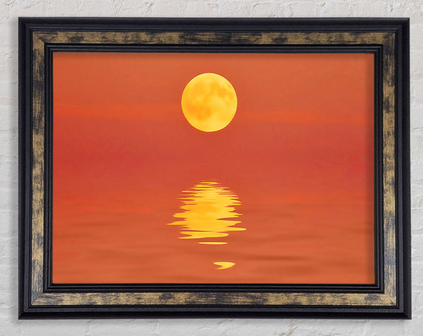 Surreal Sun Reflections Framed Print