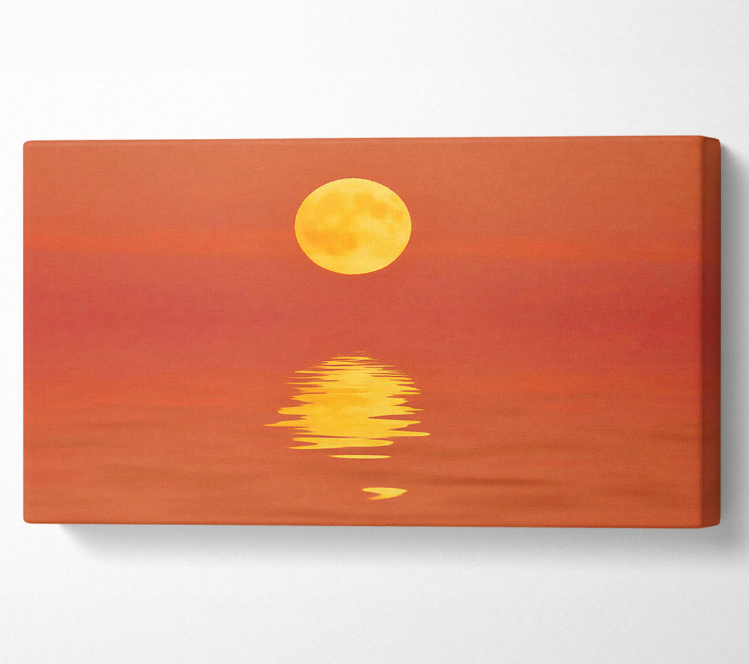  A Canvas Print of Surreal Sun Reflections Canvas Wall Art