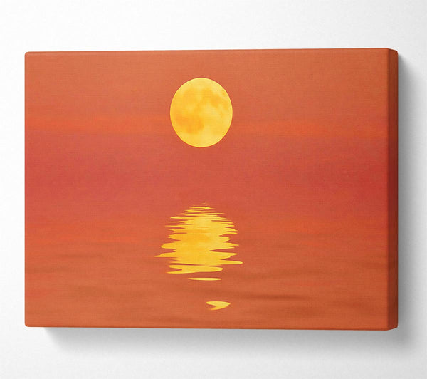  A Canvas Print of Surreal Sun Reflections Canvas Wall Art