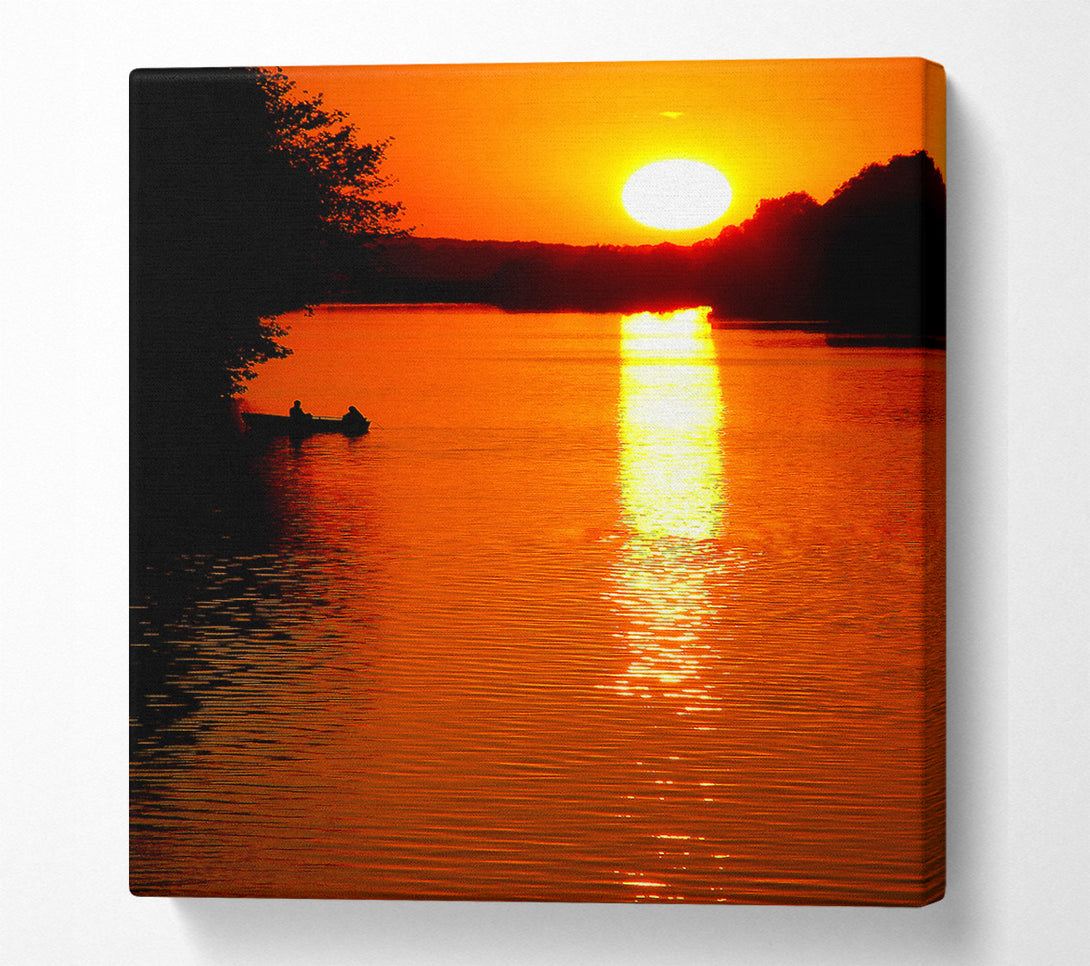  A Canvas Print of Fishermans Golden Delight Canvas Wall Art