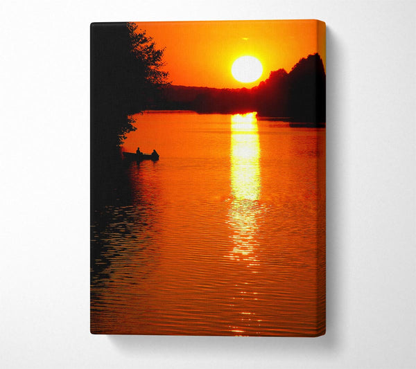  A Canvas Print of Fishermans Golden Delight Canvas Wall Art