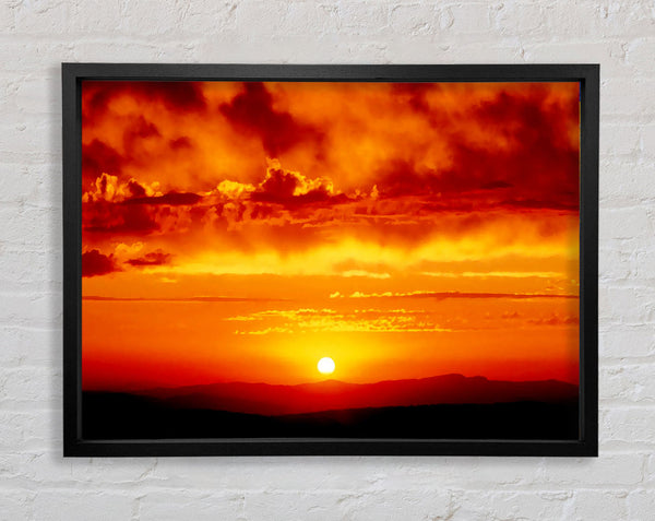 The Morning Sun At Daybreak Framed Print