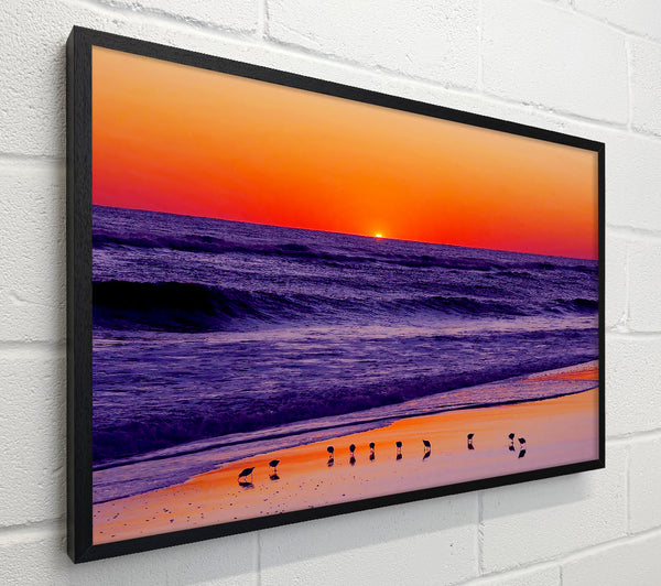 As The Sun Sets Over The Ocean