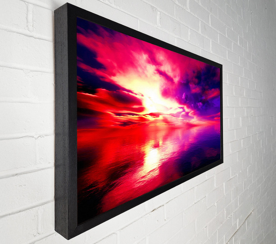  A Canvas Print of Magical Ocean Cloud Formation Canvas Wall Art