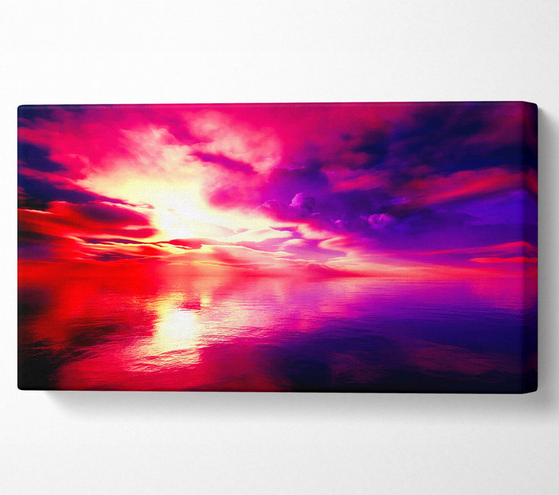  A Canvas Print of Magical Ocean Cloud Formation Canvas Wall Art