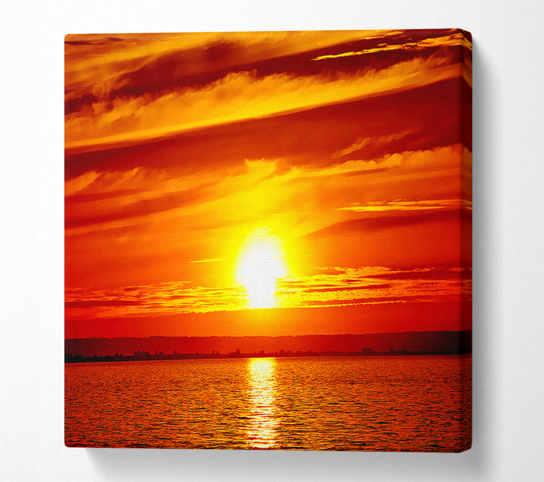  A Canvas Print of The Oceans Golden Delight Canvas Art