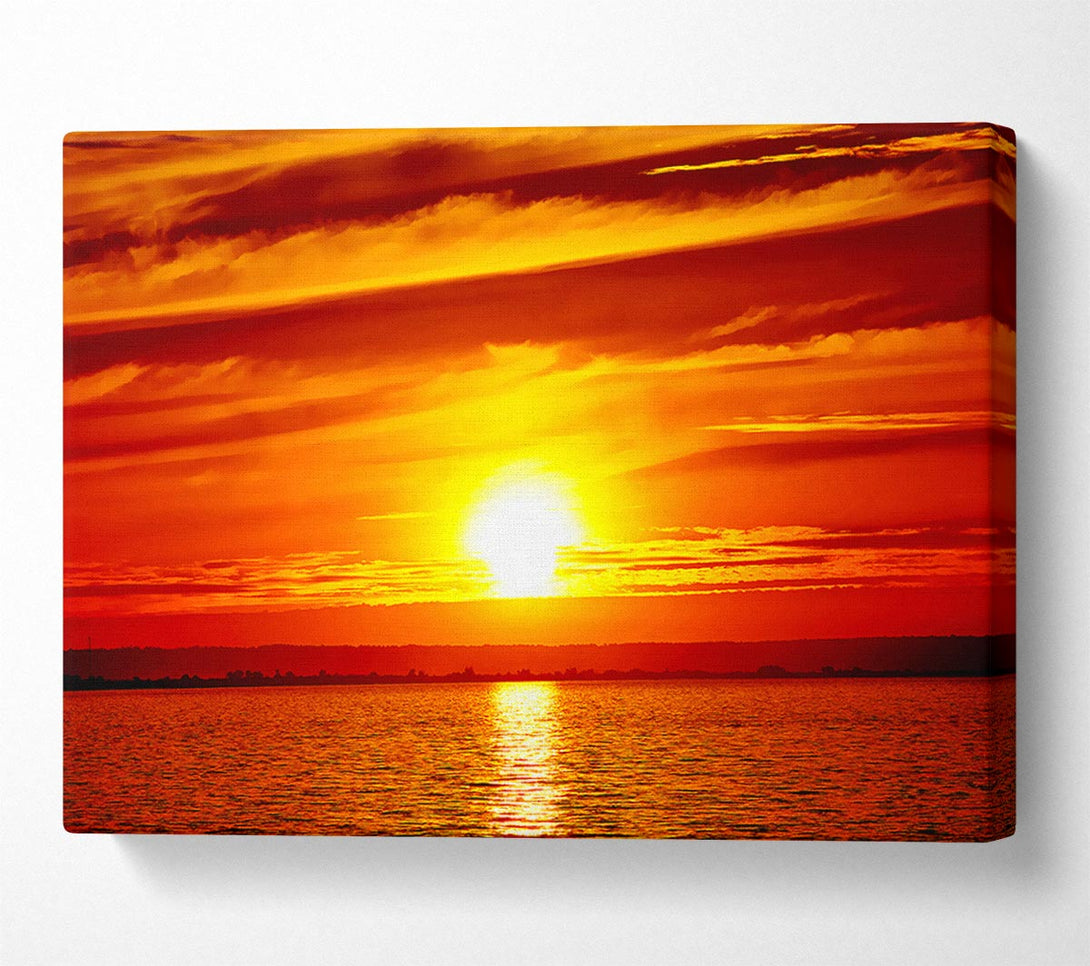  A Canvas Print of The Oceans Golden Delight Canvas Art