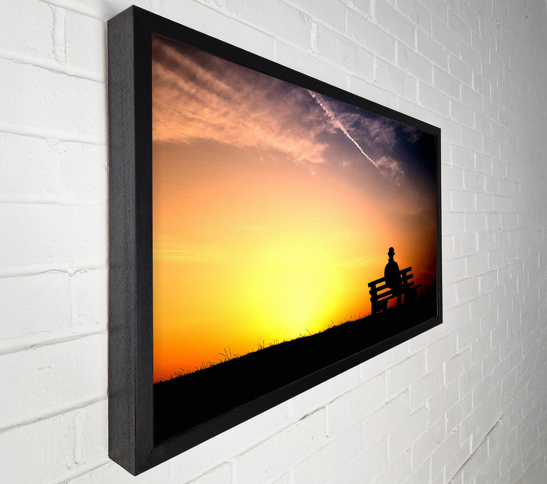  A Canvas Print of Pleasant Sunset Canvas Print