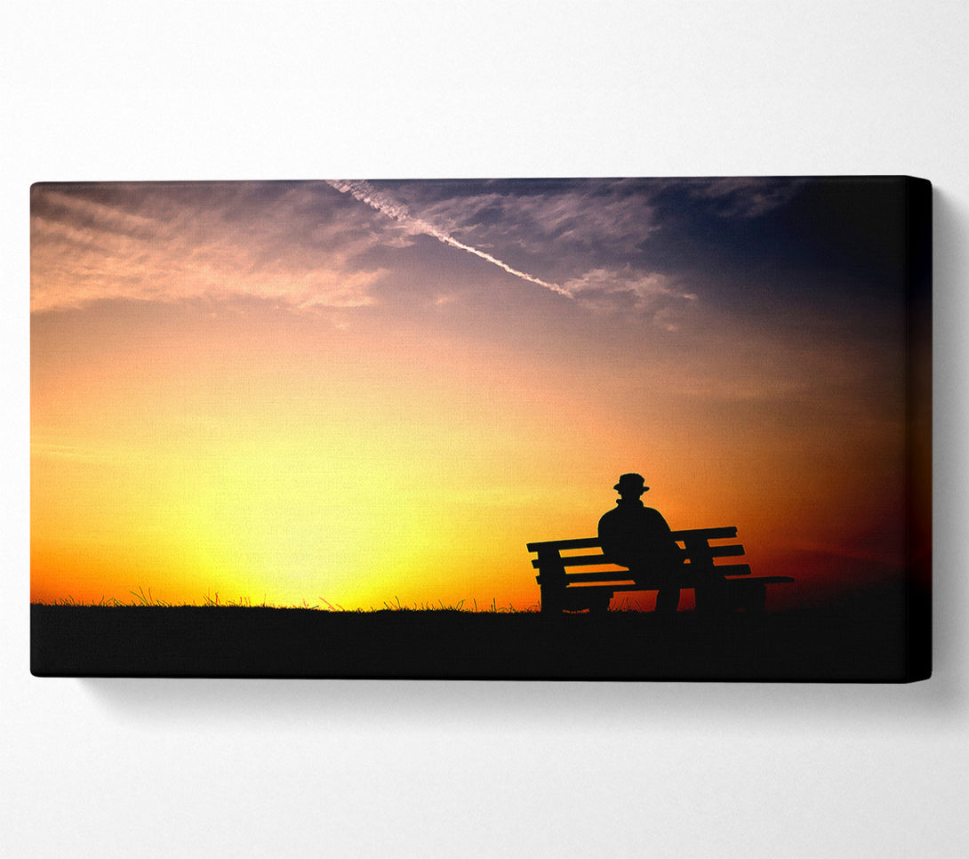 A Canvas Print of Pleasant Sunset Canvas Print