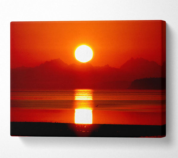  A Canvas Print of Sunrise Over North Cascades Canvas Wall Art