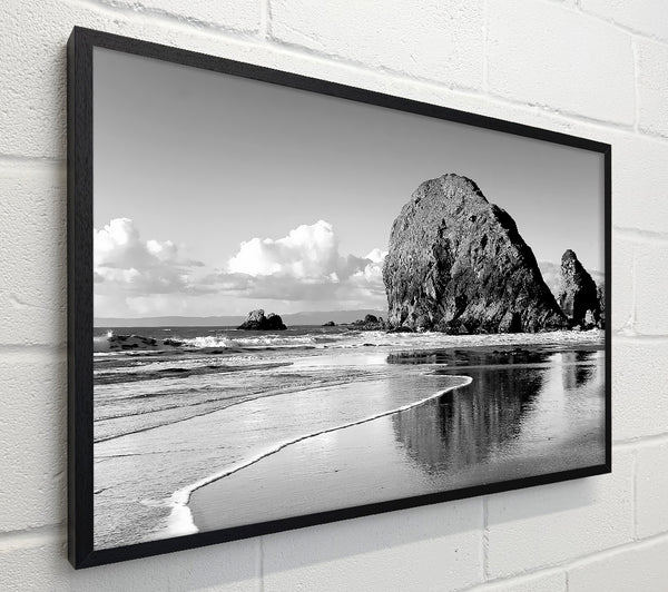 Beach Rocks B n W