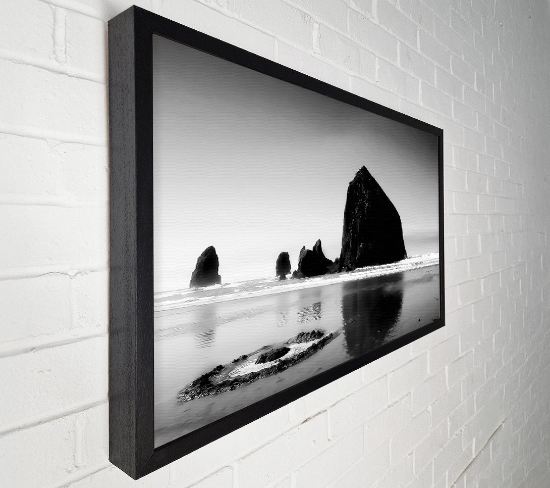  A Canvas Print of Turning Of The Tides B n W Canvas Print