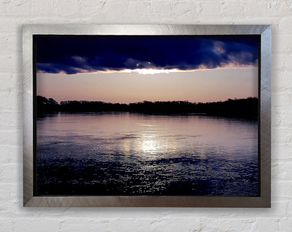 Crystal Blue Framed Print
