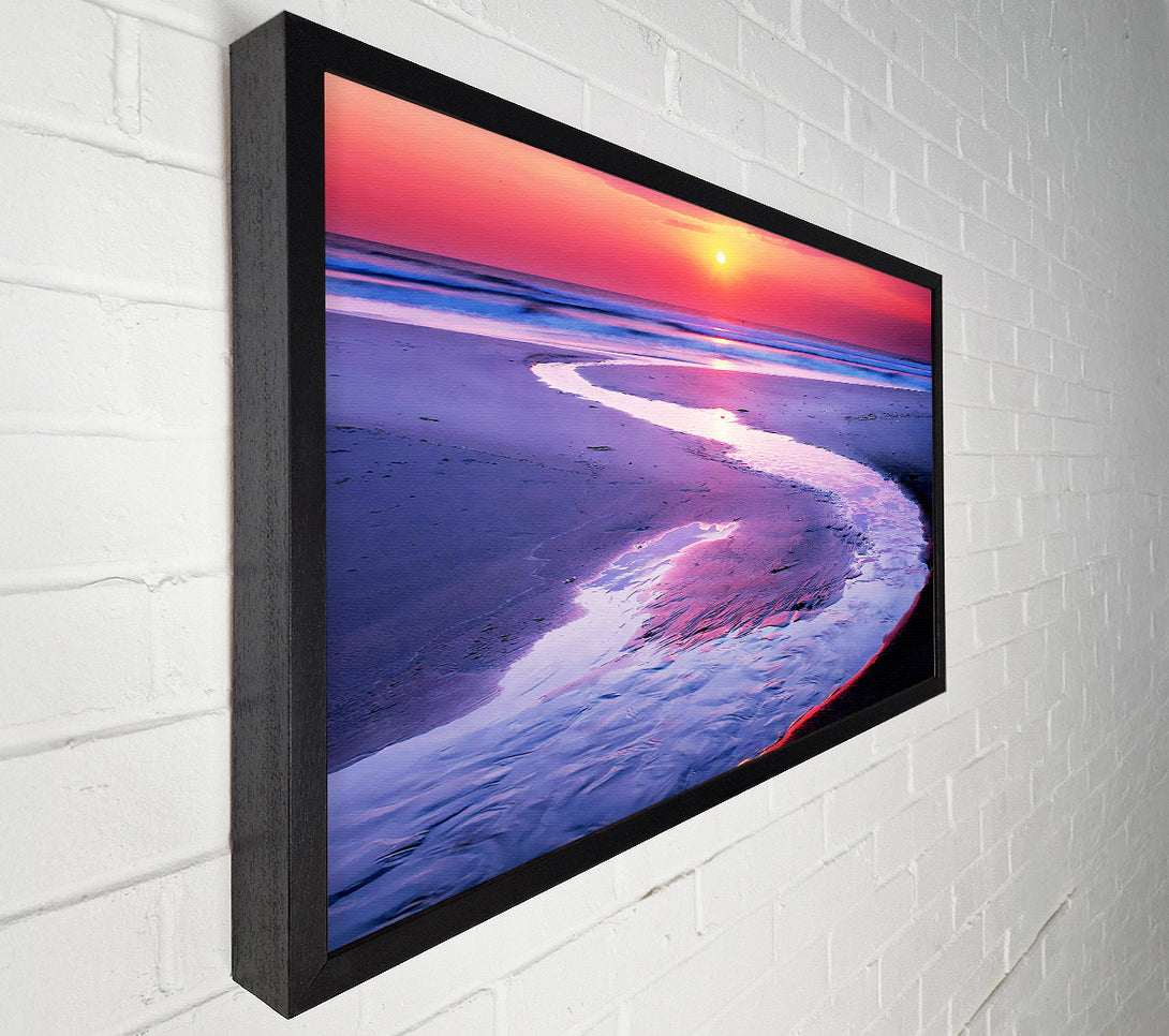  A Canvas Print of Rivers Flow To The Sea Canvas Print