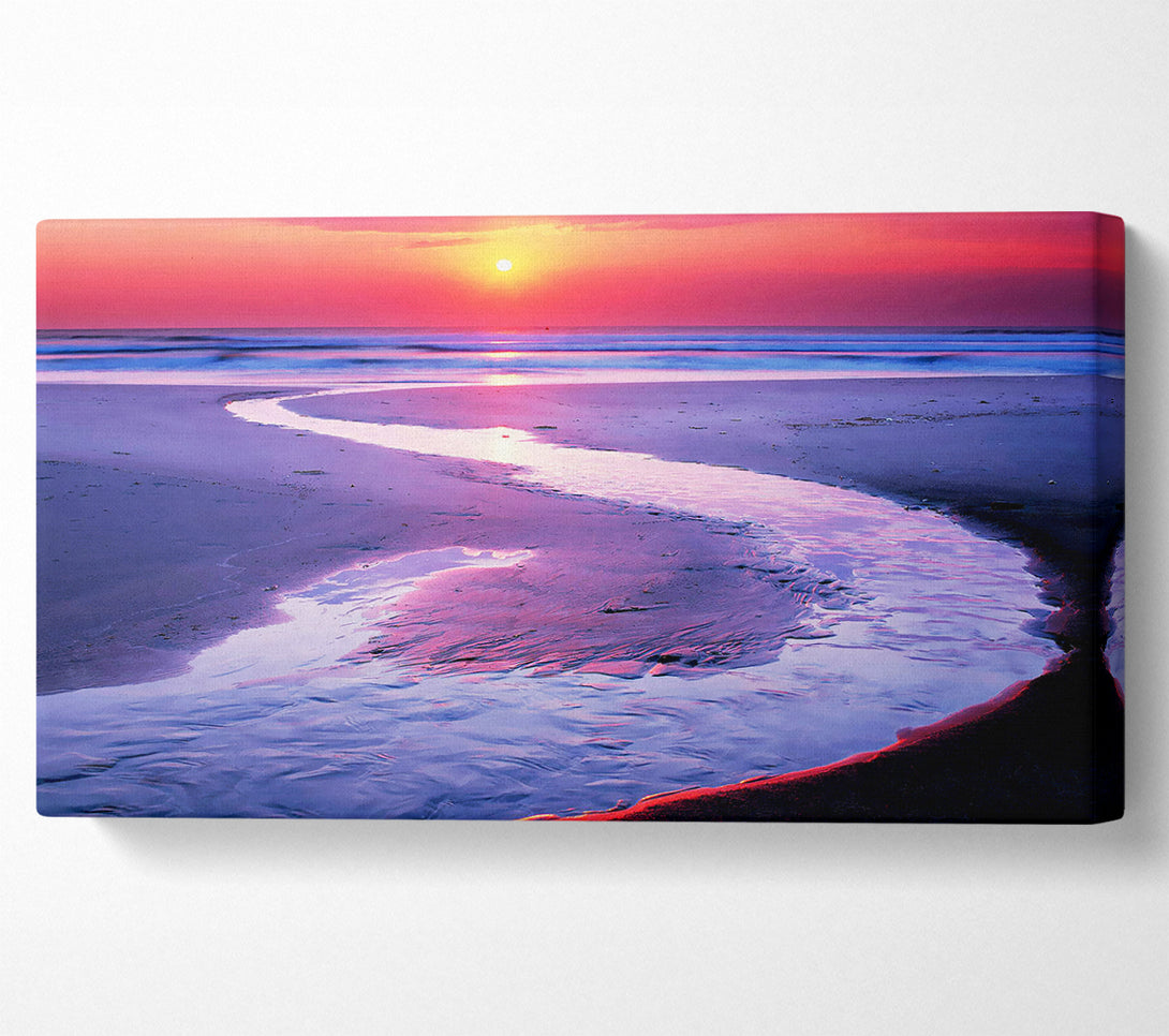  A Canvas Print of Rivers Flow To The Sea Canvas Print