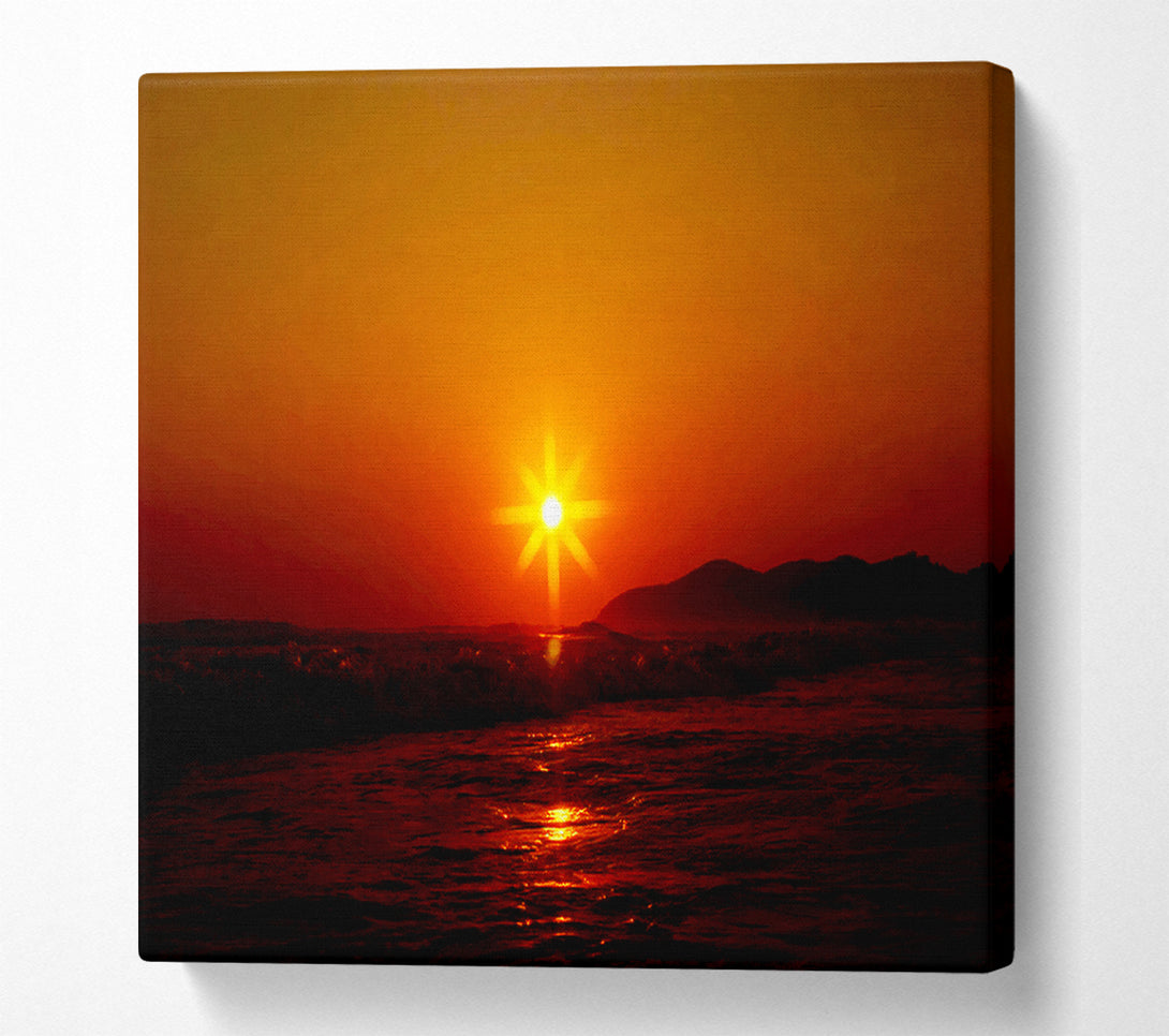  A Canvas Print of Sunstar Canvas Art